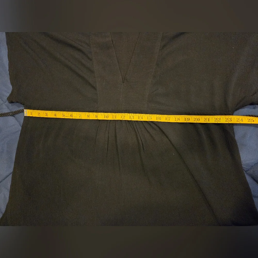 Ralph Lauren Black  Swimware  Dress. Adjustables Side Cords, Size L.
